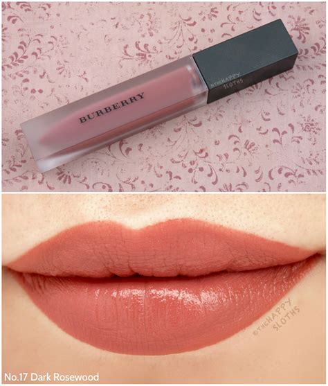 burberry liquid lip dark rosewood|Burberry lip velvet review.